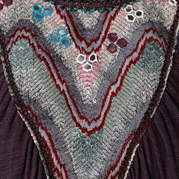 Free People Quilted Memories Tank Top in Charcoal ASO Alex Russo / Hanna Marin - Picture 6 of 15